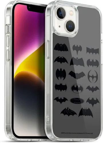 Miniatura 294 de Head Case Designs Funda de gel con licencia oficial de Batman DC Comics Bat Signal Logos [protección de grado militar] compatible con Apple iPhone 7