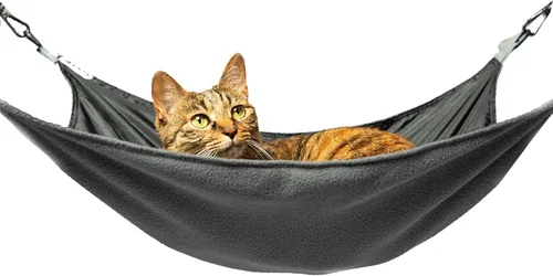 Miniatura 15 de Hamaca Extra Grande para Gatos para Jaula, Cama Colgante, Alfombra Suave Lavable para Exteriores, Almohadilla Refrescante Impermeable para Gatitos