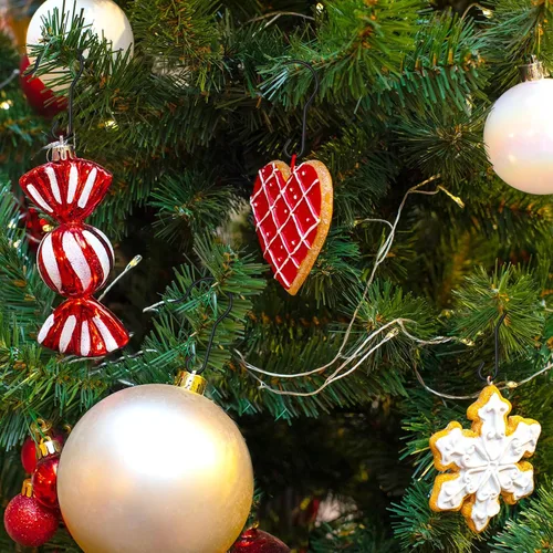 Miniatura 5 de Hotop 200 ganchos para adornos de Navidad, ganchos de alambre de metal, ganchos para adornos de árbol de Navidad con caja de almacenamiento