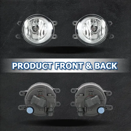 Miniatura 5 de WFLNHB 1 par de luces antiniebla de repuesto para Toyota Yaris Sedan 2007-2011, faros antiniebla, lado del pasajero y del conductor