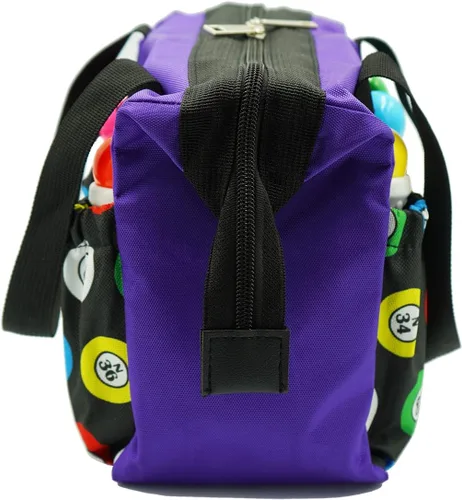 Miniatura 3 de Yuanhe Bolsas Dauber de Bingo con 6 Bolsillos Bolsa de Mano de Bingo Morada.. Púrpura