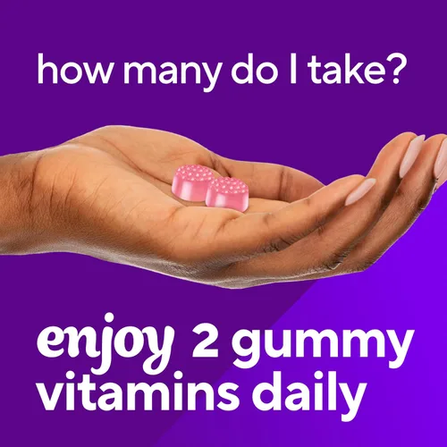 Miniatura 8 de Vitafusion Vitamina D3 de Fuerza Extra en Gomita, Sabor a Fresa para el Apoyo del Sistema Óseo e Inmunológico (1) 120
