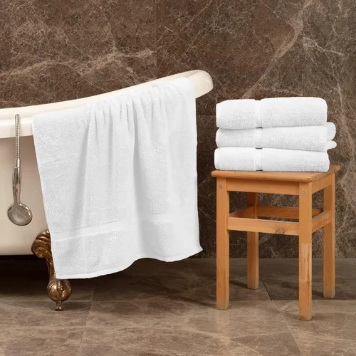 Miniatura 68 de Towel Bazaar Juego de toallas turcas de 8 piezas, 100% algodón de alta calidad, toallas de lujo, súper suaves y absorbentes, uso perfecto para baño