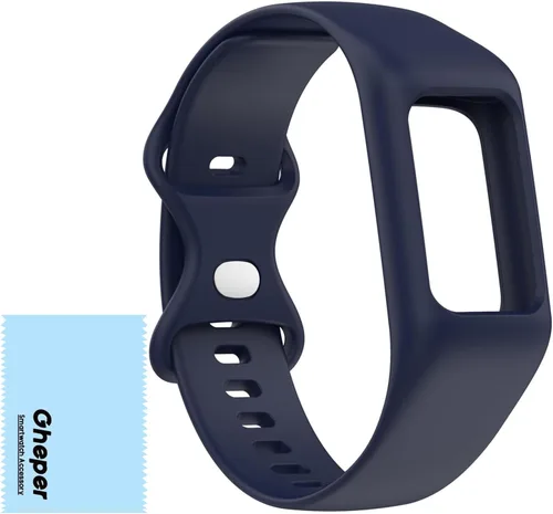 Miniatura 18 de Correa de reloj suave compatible con Fitbit Charge 6, Charge 5, Charge 4, Charge 3/3SE, correa de muñeca de silicona protectora todo en uno, correa