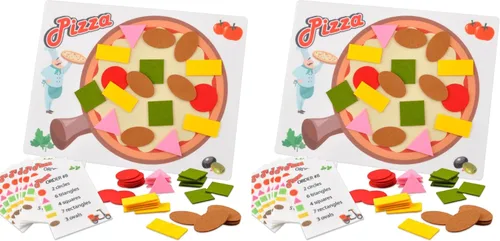 CHEFAN Juguetes para contar pizza para niños pequeños, juguetes de aprendizaje de números para niños pequeños, juegos de matemáticas preescolares,
