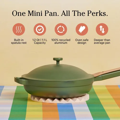 Miniatura 2 de Our Place Mini Cookware Duo Juego de utensilios de cocina de cerámica de 6 piezas con mini sartén Always y mini olla perfecta Inducción y horno