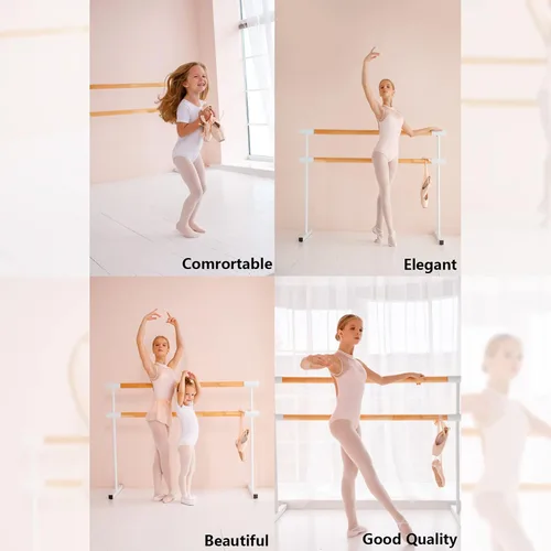 Miniatura 5 de HETH Mallas de ballet para niñas, mallas de baile ultrasuaves convertibles