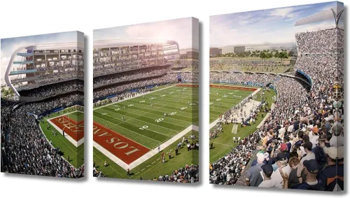 Miniatura 32 de Lienzo grande para pared, cuadro de fútbol americano Paul Brown, arte de pared para decoración de pared del hogar, pósteres de estadio deportivo