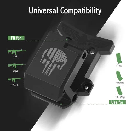 Miniatura 3 de Aoanoko Soporte de Pared para Arma, Estante para Armas con Material PA Absolutamente Fuerte y Sólido y Tratamiento Esmerilado, Sistema