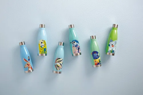 Miniatura 9 de Maxwell & Williams Pete Cromer - Botella de agua aislada, diseño de martín pescador azul, acero inoxidable sin BPA, 0.2 fl oz