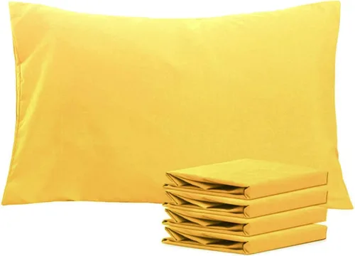 Miniatura 12 de Juego de 2 fundas de almohada de viaje de 12 x 16 pulgadas, 500 hilos, algodón egipcio, con cierre de cremallera, 100% algodón egipcio