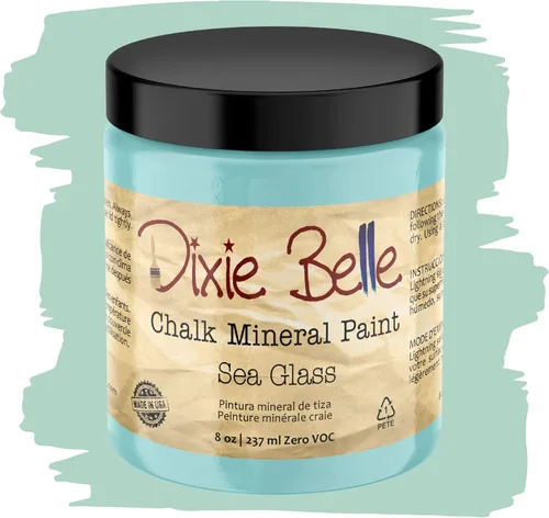 Miniatura 297 de Dixie Belle Paint Company - Pintura con acabado de tiza para muebles, color negro (Caviar), 1 galón, 128 fl oz, pintura mineral color rosa intenso