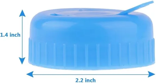 Miniatura 5 de Tapón dispensador de botella de agua reutilizable de 3 a 5 galones, rosca en la tapa de la jarra de 2.165 in