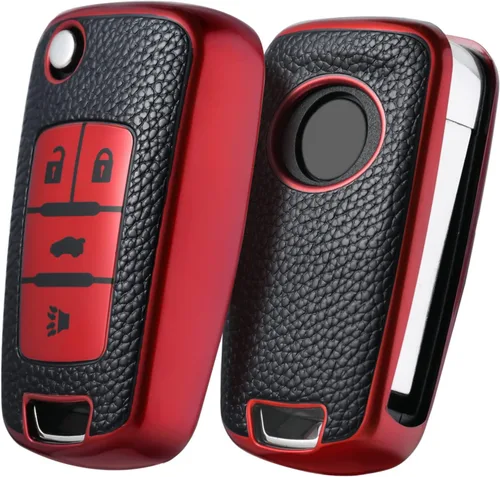 Miniatura 11 de ELOHEI Funda para llavero de Chevy, funda de TPU suave para Chevy Chevrolet Equinox Camaro Cruze Malibu Sonic Volt Park Impala Buick Encore Allure