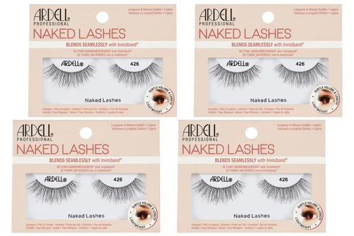 Miniatura 7 de Pestañas postizas naturales Ardell Naked Lashes 429 con Invisiband - Pestañas postizas naturales, pestañas postizas de volumen sutil para uso