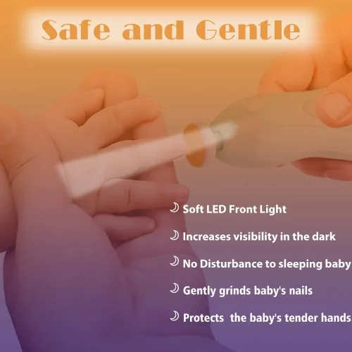 Miniatura 5 de Cortauñas Eléctrico para Bebé Lima de Uñas Eléctrica Cortauñas para Bebé, 20 en 1 Kit de Lima de Uñas Segura para Recién Nacidos Bebés Niños Turquesa