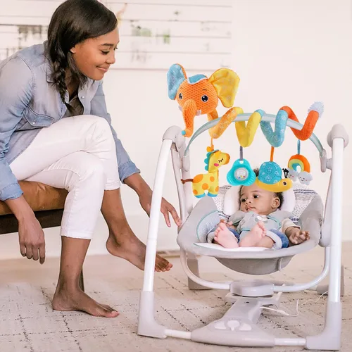 Miniatura 4 de Juguetes de asiento de automóvil para bebé, juguete de cochecito de actividad en espiral para bebés de 0 a 6 meses, juguetes colgantes para bebés