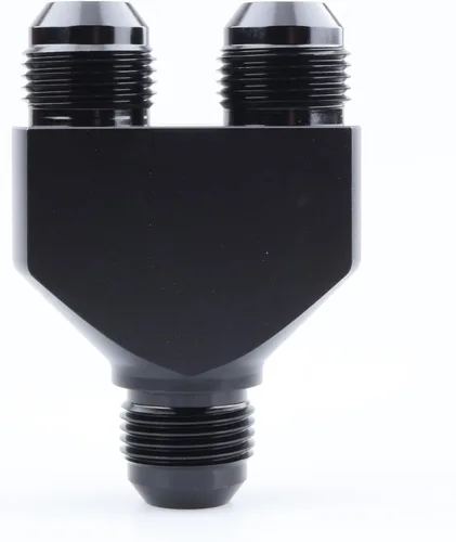 Miniatura 6 de AC PERFORMANCE -6 AN In to -6 AN Out Y Block Splitter Montaje de combustible Aluminio Negro