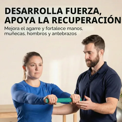 Miniatura 4 de THERABAND FlexBar - Barra para terapia de codo de tenista, alivia el dolor de la tendinitis y mejora la fuerza de agarre, barra de resistencia