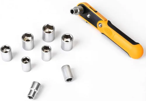 Miniatura 6 de DEKOPRO - Llave de zócalo para reparación automática 168 piezas