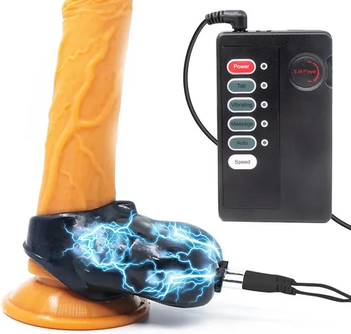 Miniatura 4 de Kit de estimulación eléctrica para control con cable de testículo y control inalámbrico Estimulador de testículos opcional (cableado)