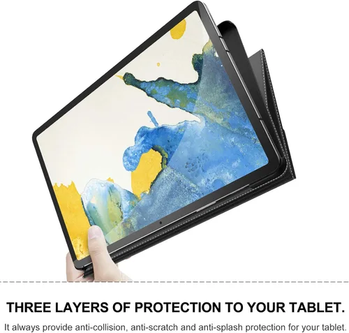 Miniatura 6 de INFILAND Funda para Samsung Galaxy Tab S10 Lite/10 FE/ S9 FE 5G de 10.9 pulgadas/Tab S9 de 11 pulgadas, Cubierta Ultra Delgada Multi-Ángulo