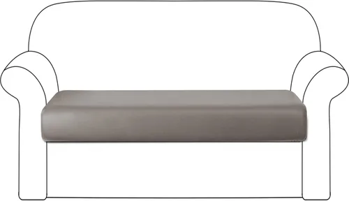 Miniatura 8 de Funda de cojín elástica para sofá, funda de cojín de punto para asiento de caravana, protector de muebles reversible en sala de estar