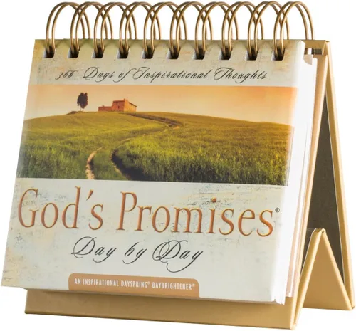 Dios promesas día a día: 365 días de pensamientos inspiradores - Un iluminador de día inspirador de Dayspring - Calendario perpetuo
