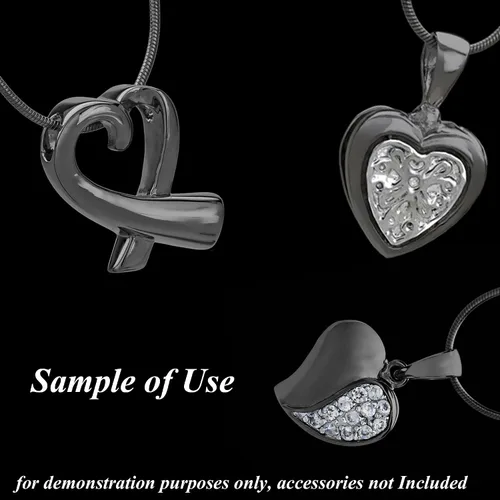 Miniatura 5 de RUBYCA 5pcs 6.3" Gunmetal Negro Broche Cadena de serpiente Europea Charm Pulsera Fit Charm Beads DIY Regalo