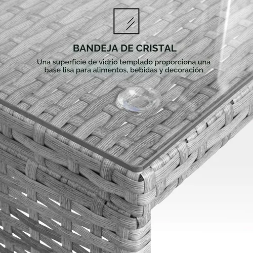 Miniatura 4 de Best Choice Products juego de muebles de mimbre para patio al aire libre, 4 piezas, para conversación en el patio trasero con mesa de café, cojines