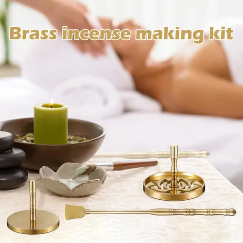 Miniatura 5 de DOITOOL Kit de 5 piezas de incienso chino para quemador de incienso, accesorios de primera calidad para aromaterapia, yoga, meditación, relajación