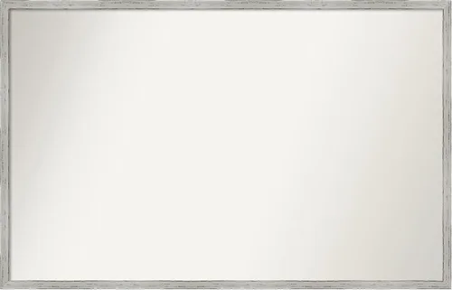 Miniatura 78 de Amanti Art Espejo de baño blanco para sobre el fregadero, 32 x 45 pulgadas, espejo de tocador rectangular blanco esbelto, marco de madera moderno