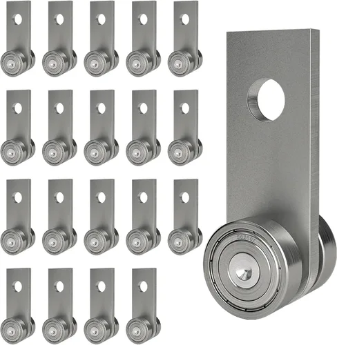 Miniatura 10 de Conjunto de carretilla, 2 rodillos de carro de ruedas para uso con 1-5/8 pulgadas de ancho y todos los canales de puntal de 1-5/8 pulgadas o más
