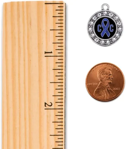 Miniatura 2 de Inspired Silver - Abalorio circular de plata para pulsera con circonita cúbica