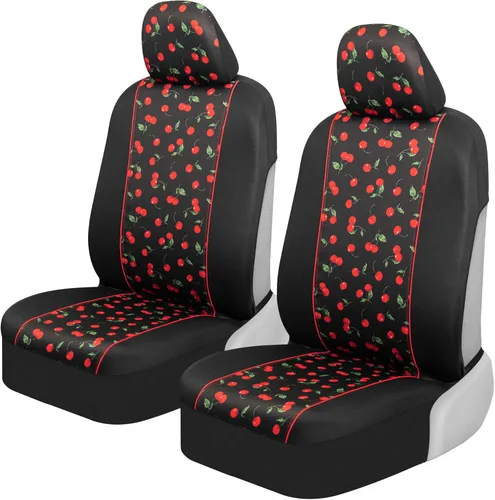 Miniatura 11 de BDK Fundas de asiento de coche Pink Inca para asientos delanteros, paquete de 2 - Juego de fundas de asiento delantero con estampado geométrico