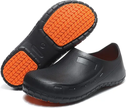 Zapatos de chef para hombre, zapatos para cocina, zapatos de trabajo antideslizantes para mujer, zuecos cómodos para enfermera, zapatos de cocodrilo