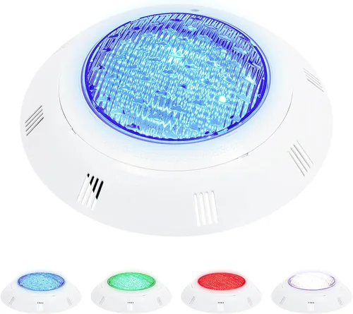 Miniatura 10 de Luz de piscina LED de 18W 12V 3000LM RGB que cambia de color impermeable IP68 luces LED subacuáticas 30 ° fuente de piscina estanque lámpara