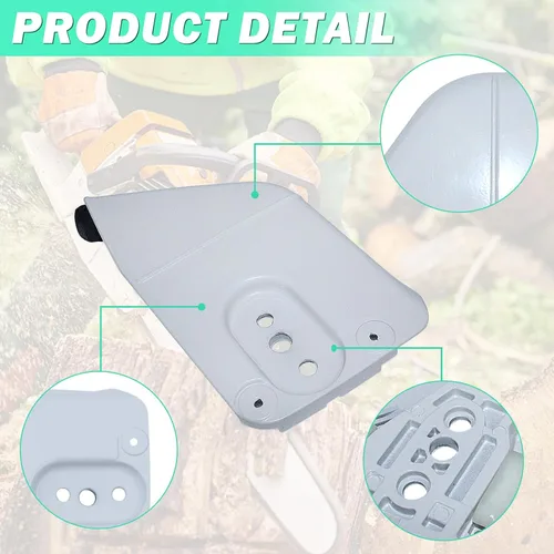 Miniatura 4 de Adefol Kit de cubierta de piñón de embrague para Stihl MS660 066 MS650 Pieza de repuesto con espigas de perro de tala Tuerca de barra colectora