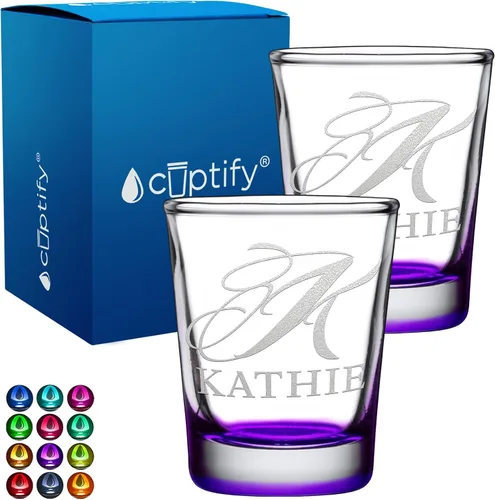 Miniatura 32 de Juego de 2 vasos de chupito personalizados para hombre, fondo azul, 2 onzas, grabados, regalo personalizado para cumpleaños, bodas, día del padre