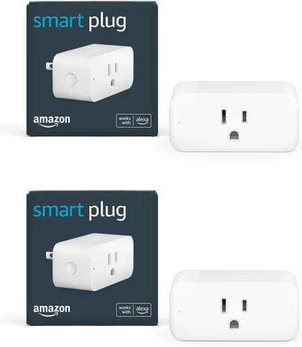 Miniatura 2 de Amazon Smart Plug, Compatible con Alexa, Configuración fácil y un sinfín de posibilidades (paquete de 2)