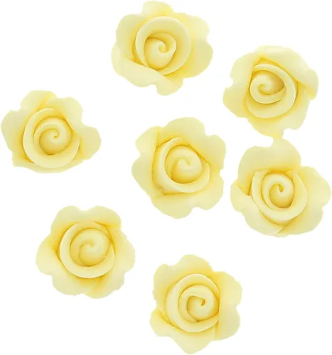 Miniatura 7 de Global Sugar Art Pastel de azúcar con flores amarillas, sin alambres, pequeñas, 36 unidades por el chef Alan Tetreault