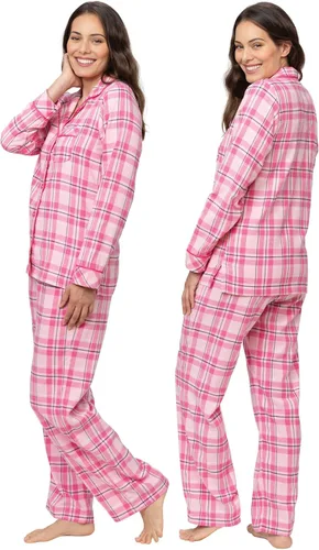 Miniatura 2 de PajamaGram - Pijama suave de algodón o franela, ropa de dormir para mujer