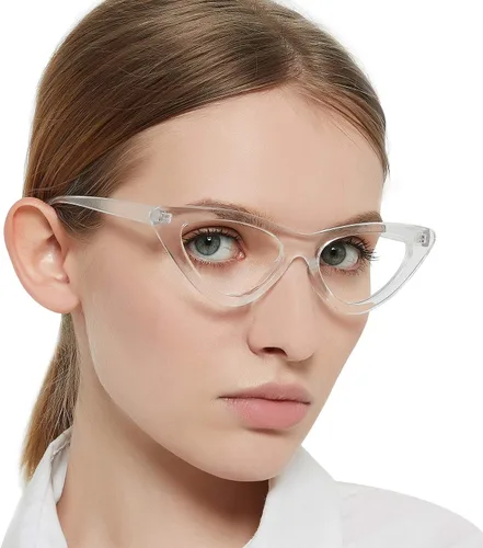 Miniatura 7 de MARE AZZURO Anteojos de lectura con bloqueo de luz azul para mujeres, ojo de gato, lectores de computadora 0 1.0 1.25 1.5 1.75 2.0 2.25 2.5 2.75 3.0