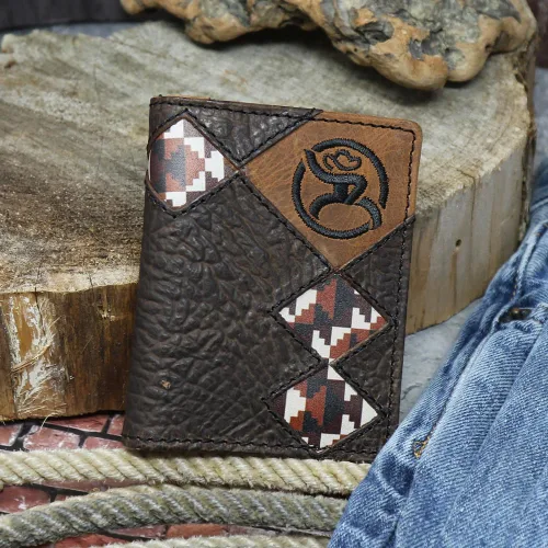 Miniatura 75 de HOOEY Cuero Bi-Fold Hombre, Hands-Up- Estampado Nómada, Talla única, 2812937
