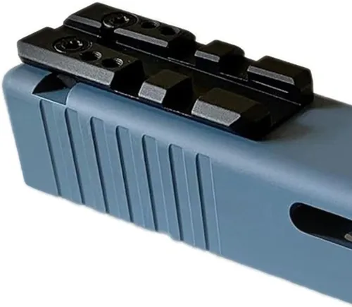 Placa de montaje en riel Picatinny – Adaptador de culata para Glock 17, 19, 22, Taurus GX4, TX22 GEN2, G3C – Funciona con todos los puntos rojos con