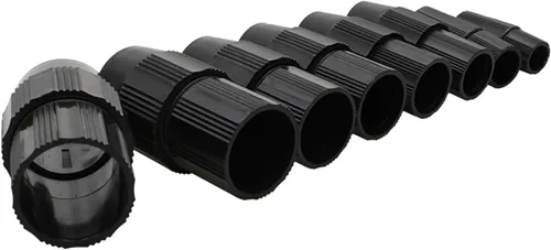 Miniatura 9 de 6 unidades de conector de tubo telescópico reductor, localizador de poste de red, adaptador de tubo telescópico, hebilla de bloqueo fijo, piezas