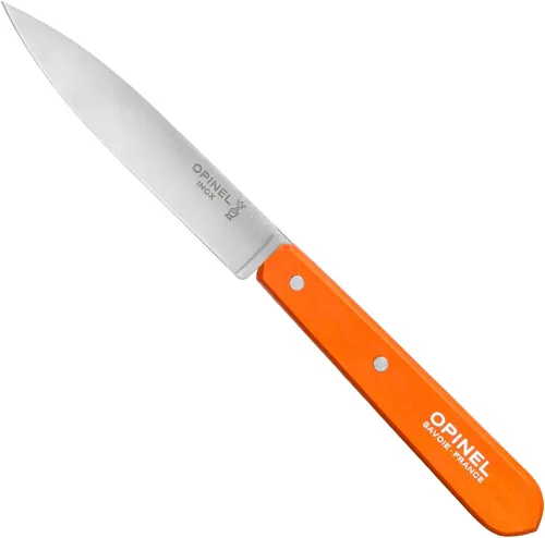Miniatura 4 de OPINEL Les Essentials - Juego de cuchillos de cocina pequeños de 4 piezas - Pelar, dentado, pelador, cuchillo de verduras, acero de alto carbono 50S