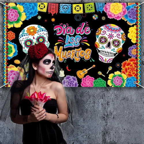 Miniatura 4 de Decoración del Día de los Muertos, Día de los Muertos, decoración del Día de los Muertos, decoración del Día de los Muertos, telón de fondo