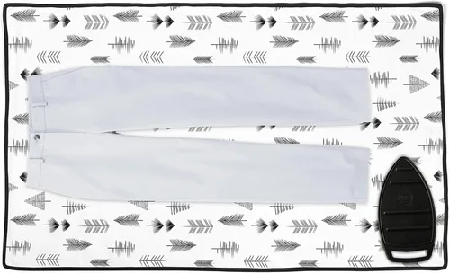 Miniatura 17 de Encasa XO - Almohadilla de planchado (grande 122 cm x 71 cm) con acolchado de 3 mm y soporte de plancha de silicona para prensado al vapor sobre