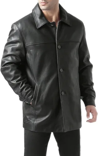 Miniatura 3 de BGSD Samuel - Abrigo de piel de cordero de Nueva Zelanda para hombre (regular, grande y alto y corto)